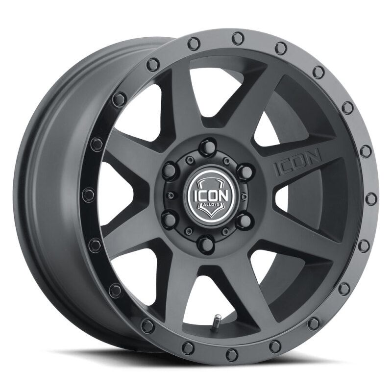 ICON 1818906352DB Rebound 18x9 6x135 6mm Offset 5.25in BS 87.1mm Bore Double Black Wheel