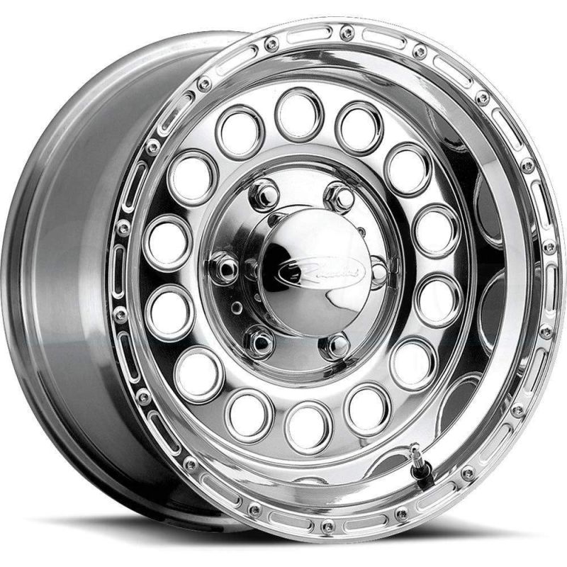 Raceline 887 Rock Crusher 15x10in / 5x114.3 BP / -47mm Offset / 83.82mm Bore - Polished Wheel