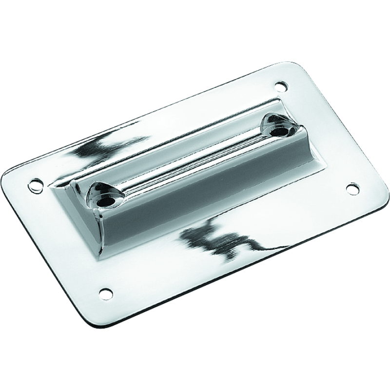 Kuryakyn 113 Laydown License Plate Holder 97-08 Touring Chrome