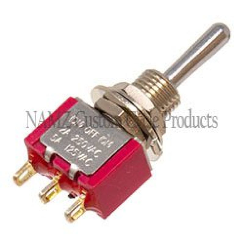 NAMZ NMTS-02 Mini Air Ride Toggle Switch 5-AMP 1/4in. Hole