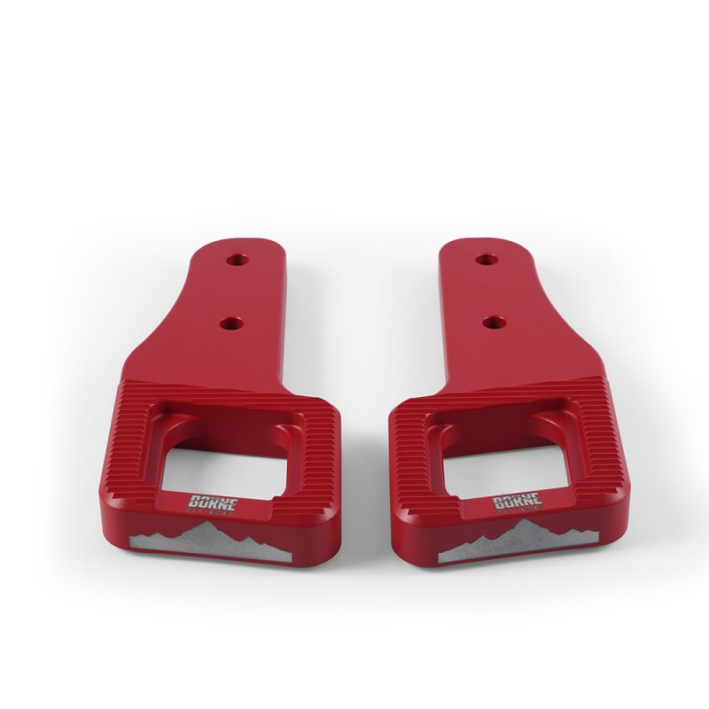 Borne Off-Road BNTH-F150-17RD 2017+ Ford Raptor / 2009+ Ford F150  Billet Tow Hooks - Red