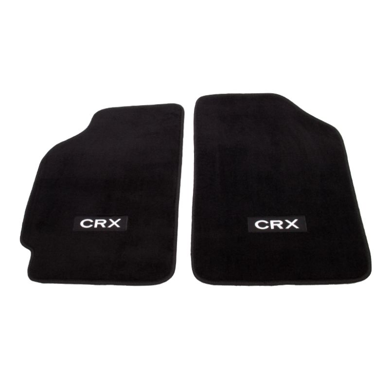 NRG Floor Mats - 88-91 Honda Civic (CRX Logo) - 2pc.