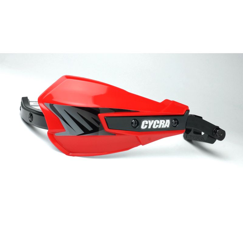 Cycra 1CYC-7801-32 Vortex Hand Guard/w Universal U-Clamps- Red