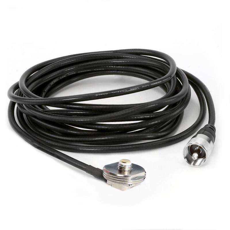 Rugged Radios NMO-MT-15 15 Ft Antenna Coax Cable with 3/8 NMO Mount