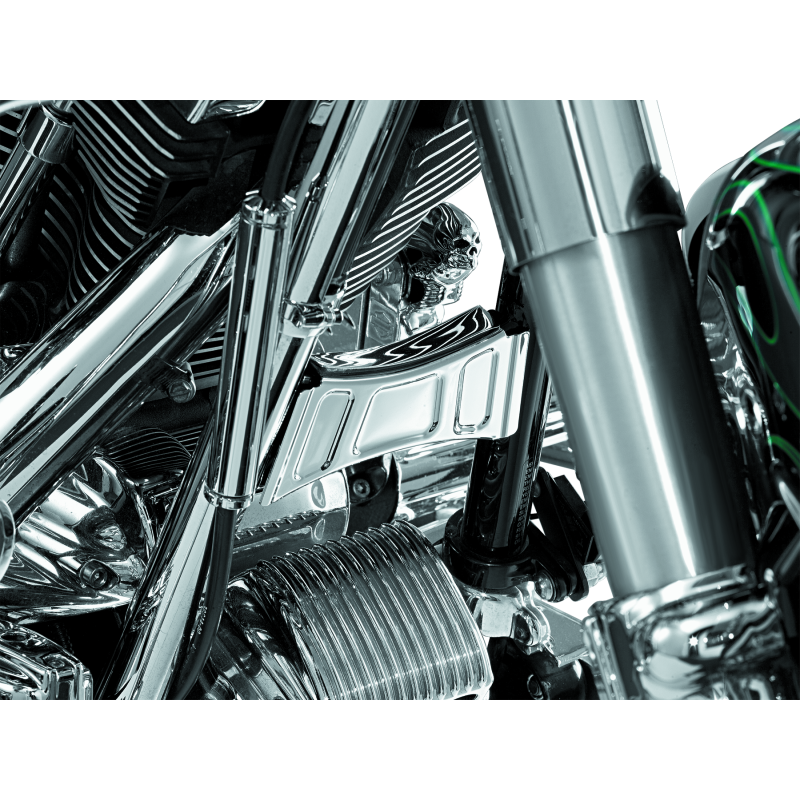 Kuryakyn 7774 Downtube Cross Brace Cover 99-13 Touring Chrome