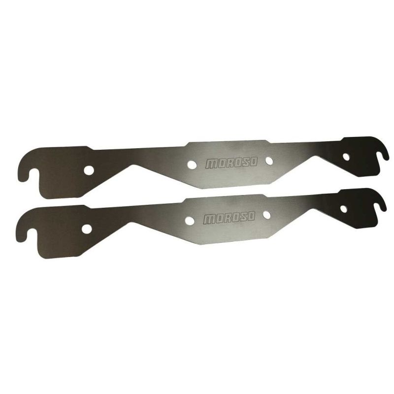 Moroso 25155 Small Block Chevy Exhaust Block Off Storage Plate - Pair