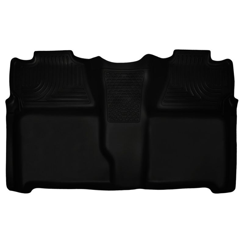 Husky Liners 07-13 Chevy Silverado 1500/2500HD Crew Cab PU Weatherbeater Black 2nd Seat Floor Liner