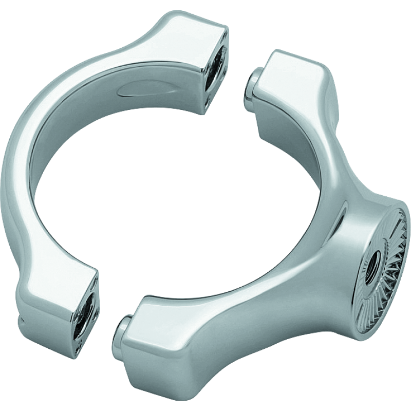 Kuryakyn 3124 Side Mount License Plate Holder Clamp 14-Up Yamaha Bolt Chrome