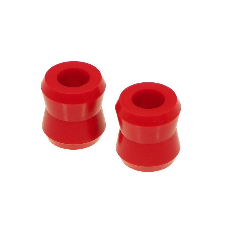 Prothane 19-906 Universal Shock Bushings - Large Hourglass - 3/4 ID - Red