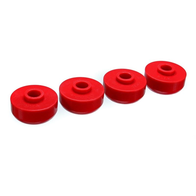 Energy Suspension 3.2104R 63-82 Chevrolet Corvette Red Rear Leaf Spring Bushing Set