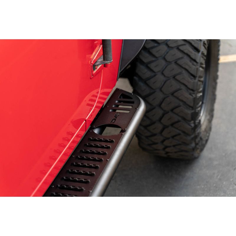 DV8 Offroad SRJK-08 07-18 Jeep Wrangler JK (4 Door Only) OE Plus Side Steps