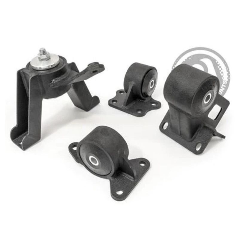 Innovative 00-05 Toyota MR2 Spyder 1ZZ Black Steel Mounts 75A Bushings