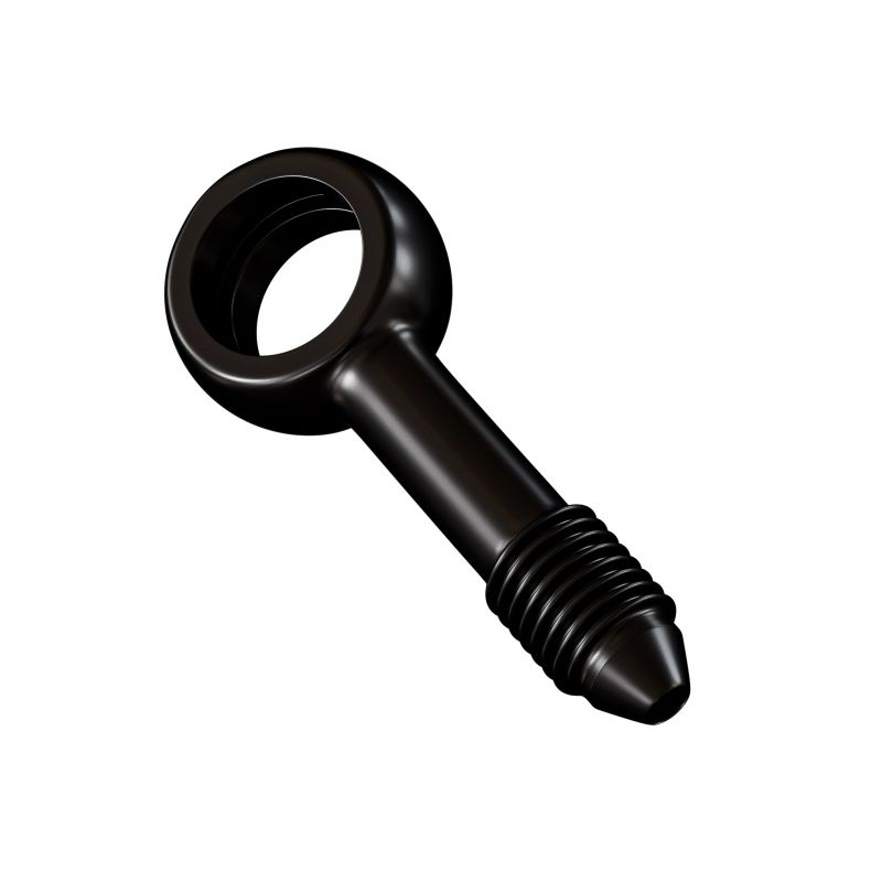 Goodridge PB592-03CBK Straight Banjo Adaptor for 3/8 or M10 Bolt