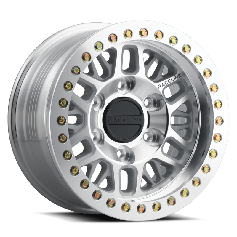 Raceline RT951M-79055-12 RT951M Ryno 17x9in / 5x139.7 BP / -12mm Offset / 108mm Bore - Machined Beadlock Wheel