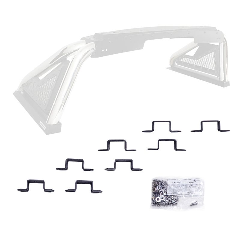 Go Rhino 968301T Sport Bar 2.0 - 3in Cube Light Bracket Kit
