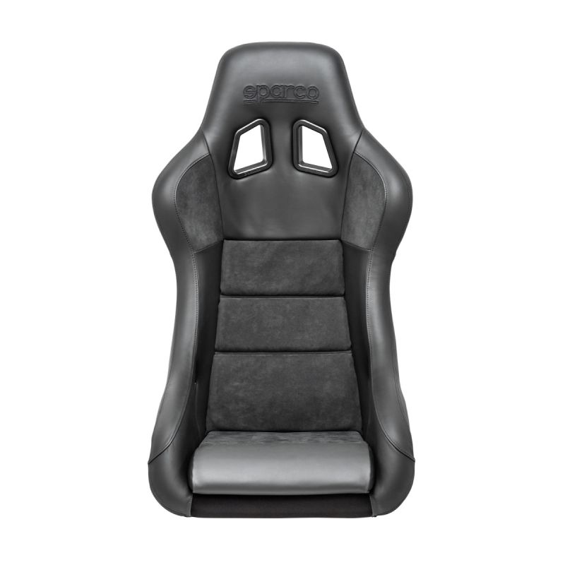 Sparco Seat QRT Performance Leather/Alcantara Black (Must Use Side Mount 600QRT)