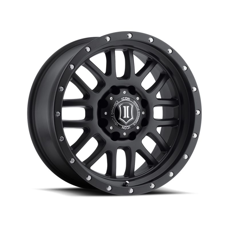 ICON 1220905556SB Alpha 20x9 5x150 16mm Offset 5.625in BS 110.1mm Bore Satin Black Wheel