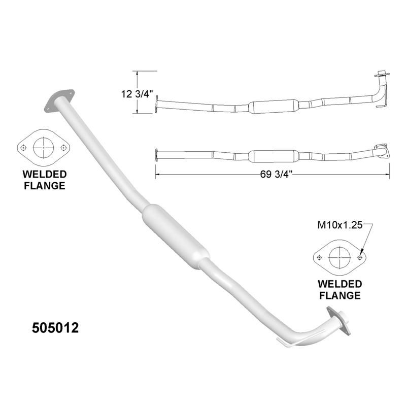 OEM Industries 505012 Exhaust Pipe