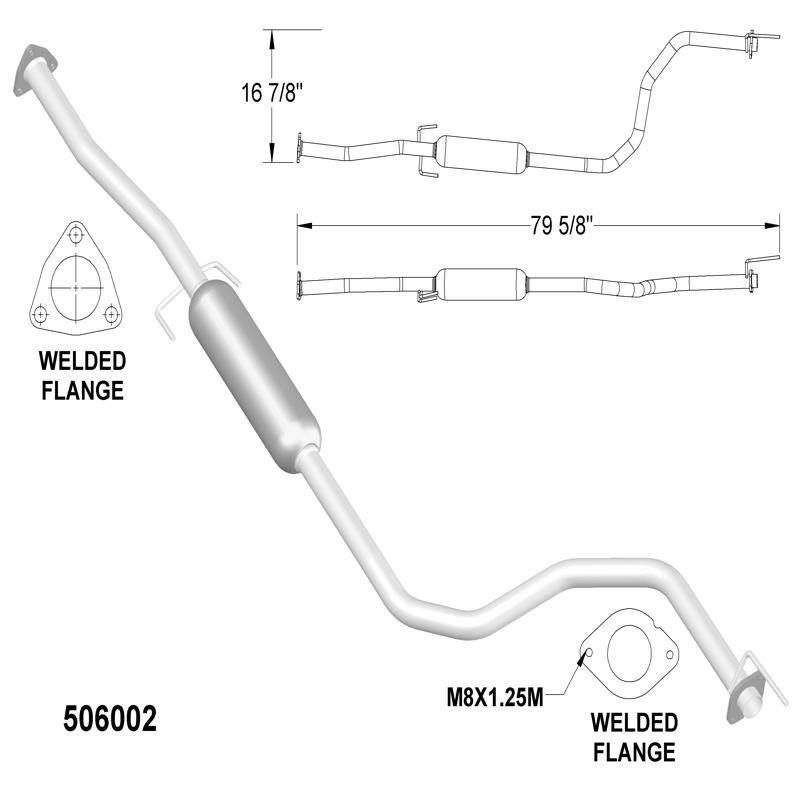 OEM Industries 506002 Exhaust Pipe