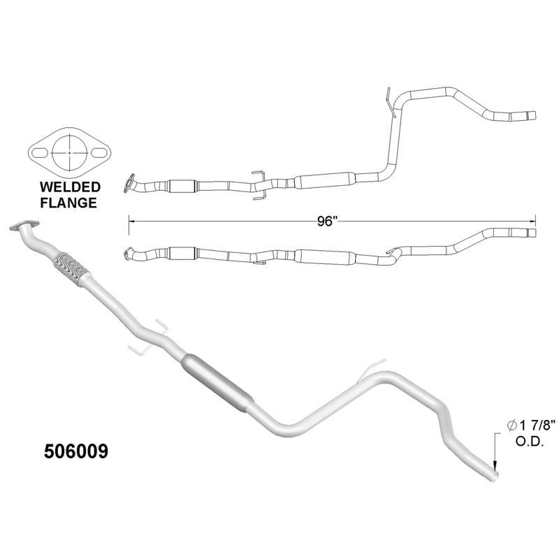 OEM Industries 506009 Exhaust Pipe