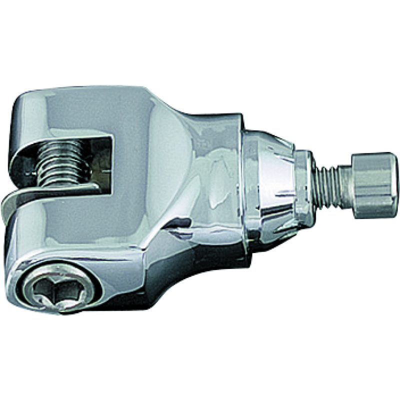 Kuryakyn 4568 Serrated Replacement Clevis With Hardware Chrome