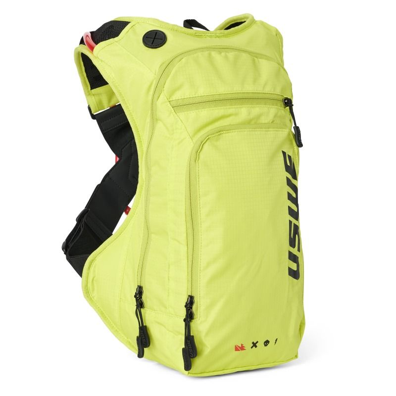 USWE 209077002 Outlander Moto Hydration Pack 9L - Crazy Yellow