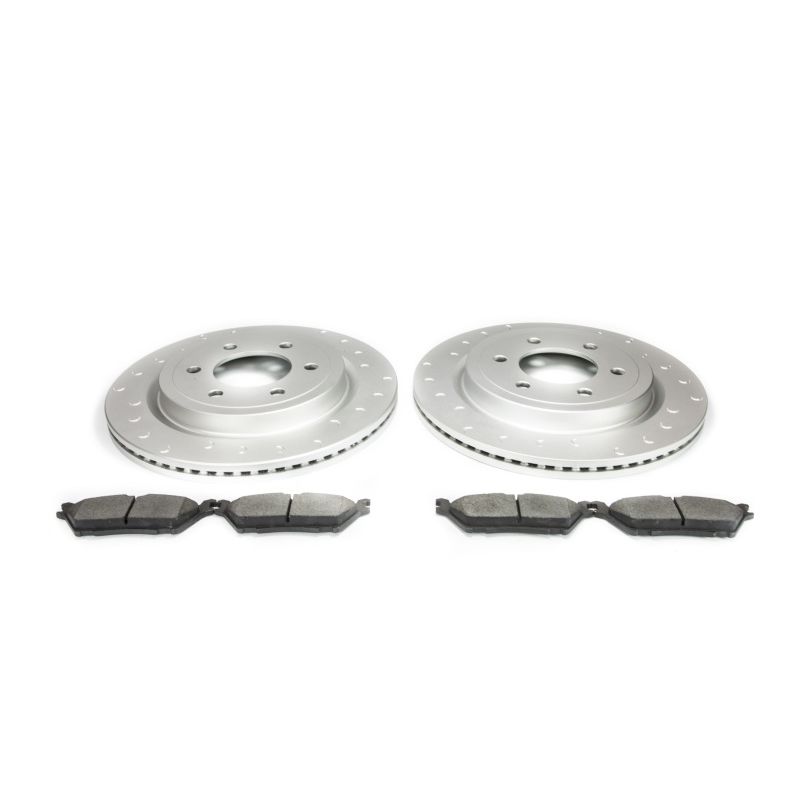 Alcon BKR3430X1227 19-20 Raptor/ 18-20 F-150 Pad & Rotor Kit (Use with Stock Calipers) w/ Elect Park Brake - Rear