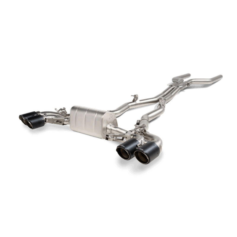 Akrapovic S-BM/T/23 2021 BMW M8/M8 Competition (F91/F92) Evolution Line Cat Back (Titanium) w/Carbon Tips