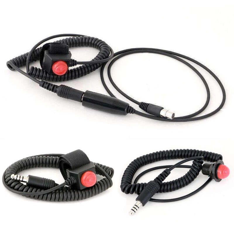 Rugged Radios PTT-HM-QD Hole Mount Steering Wheel Quick Disconnect Push to Talk (PTT)