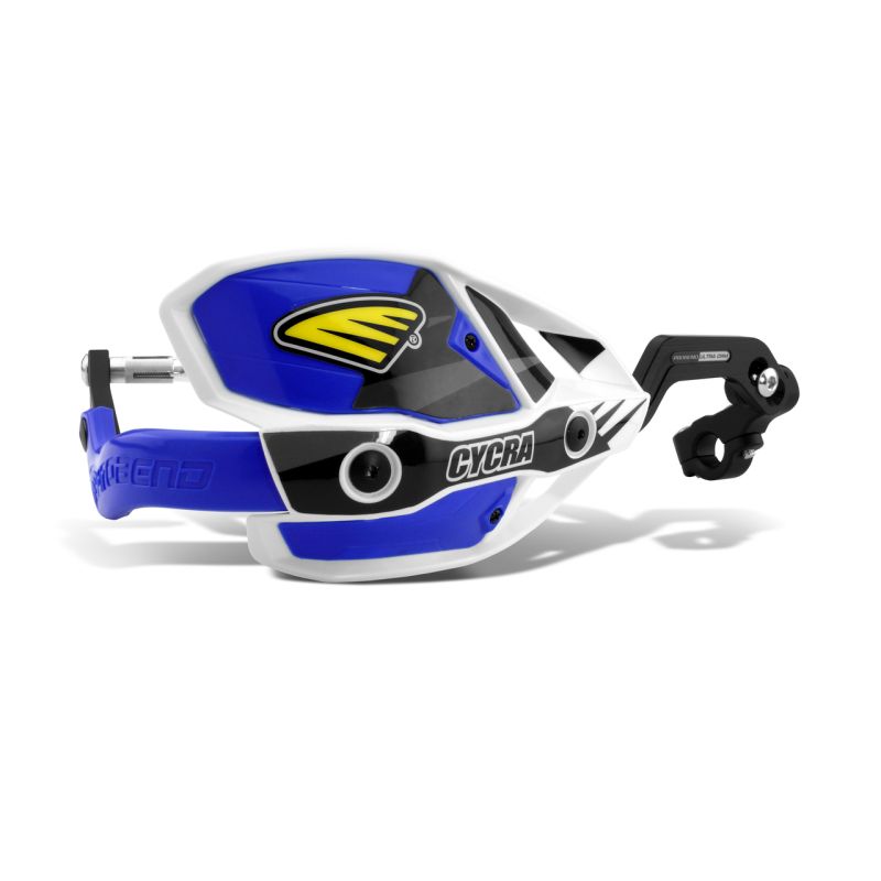 Cycra 1CYC-7407-62X CRM Ultra 7/8 in. Clamp w/White Shields/Blue Covers
