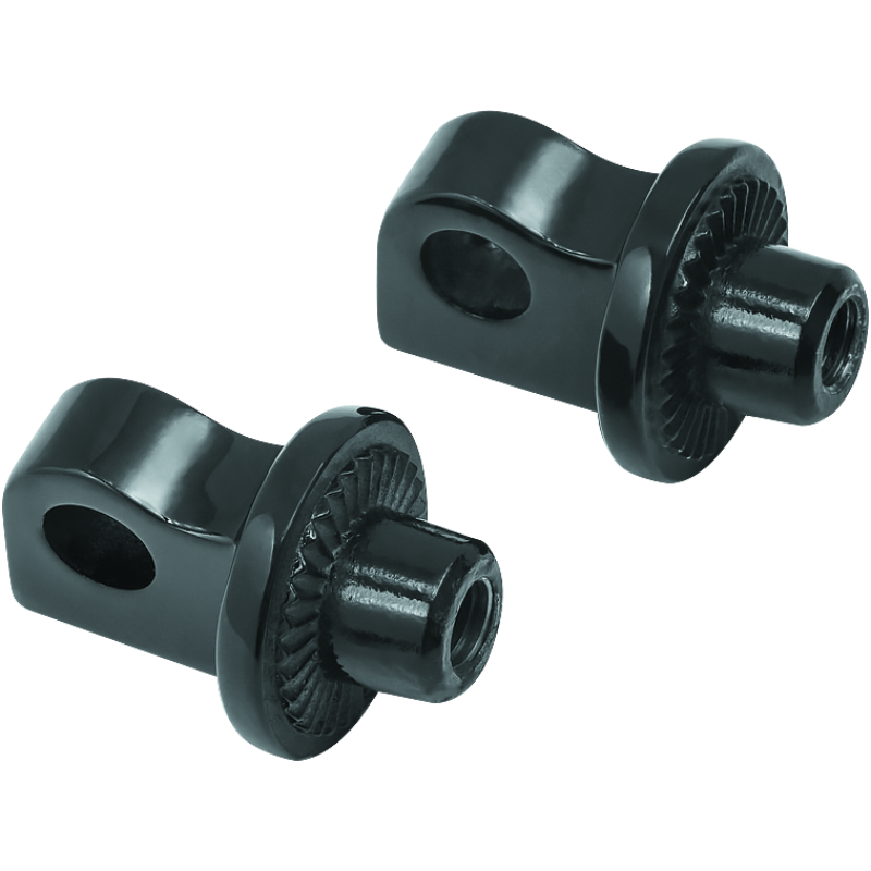 Kuryakyn 8888 Splined Peg Adapter Harley-Davidson Male Mount Black