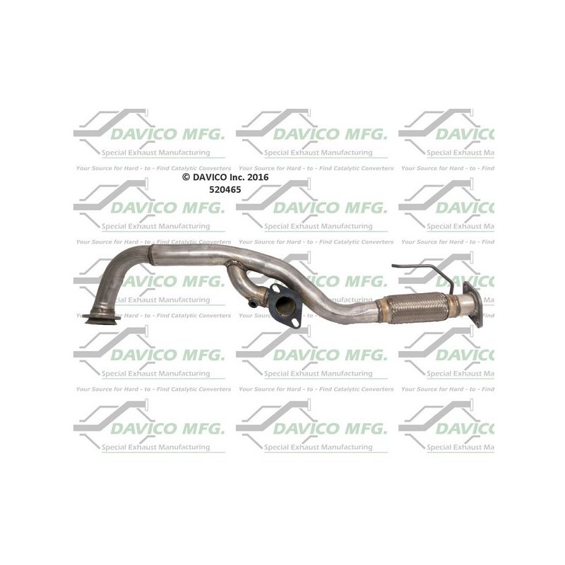 Davico Mfg 520465 Prebent exhaust pipe