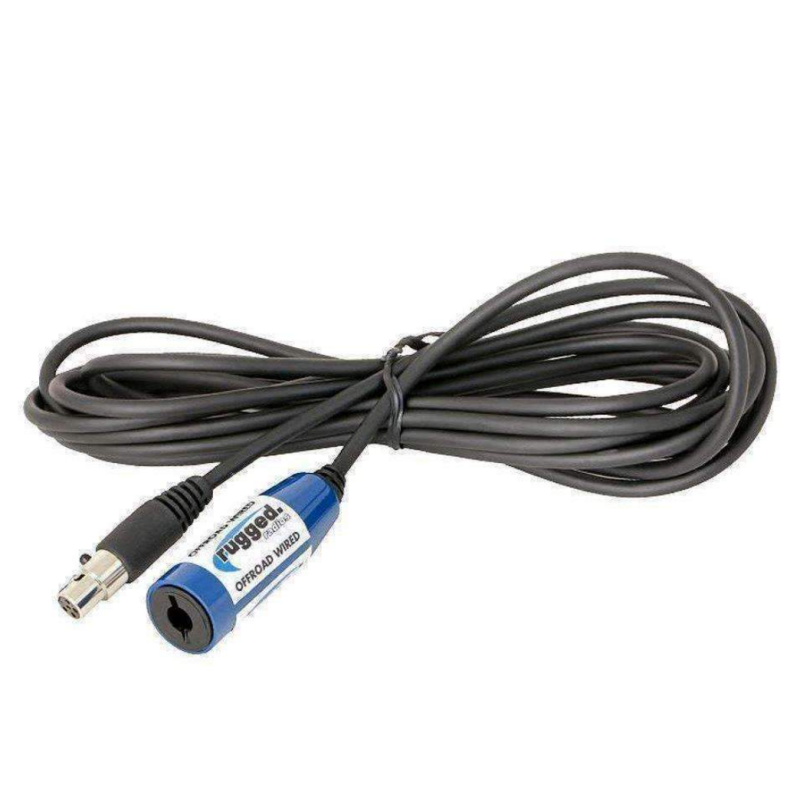 Rugged Radios CS-OFF-16 OFFROAD Straight Cable to Intercom (Select Length) 16 Feet