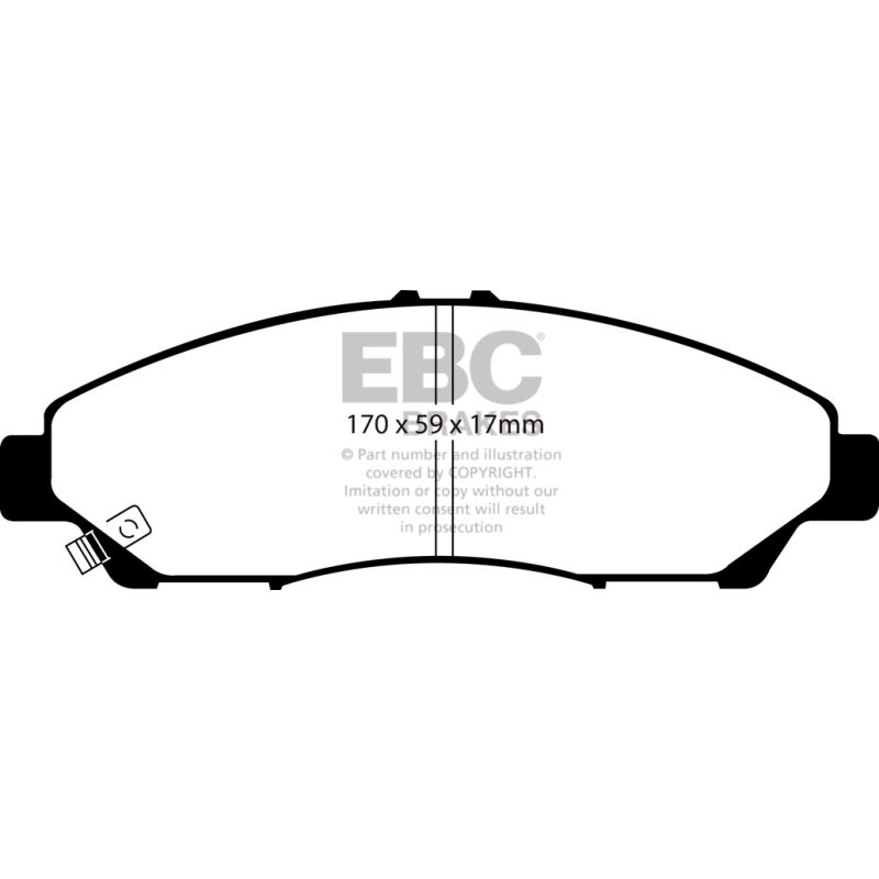 EBC UD1280 07-13 Acura MDX 3.7 Ultimax2 Front Brake Pads