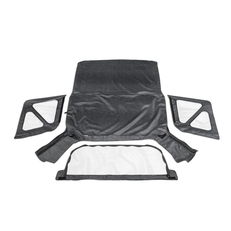 Rampage 98815 1995-1998 Geo Tracker Soft Top OEM Replacement - Black Denim