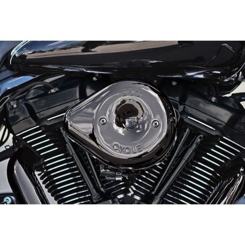 S&S Cycle 170-0781 17-23 M8 Models Lava Chrome Stealth Teardrop Air Cleaner Kit