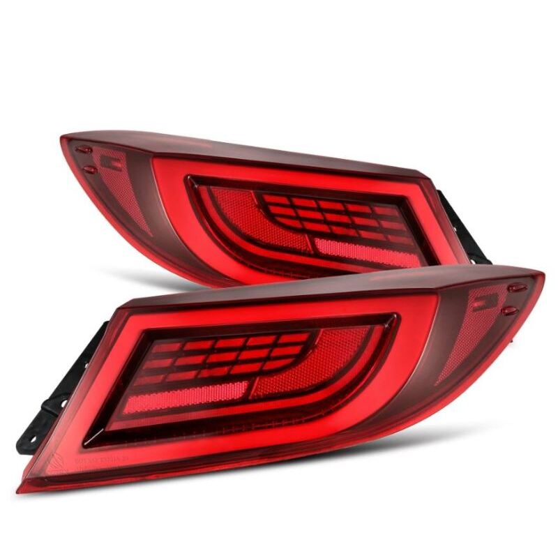AlphaRex 675030 22-24 Toyota GR86 LUXX LED Taillights Vivid Red