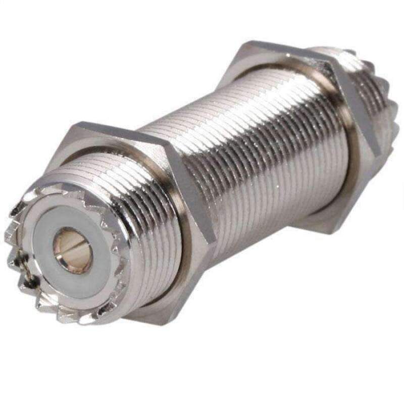 Rugged Radios UHF-BULKHEAD Female to Female UHF Bulkhead Connector