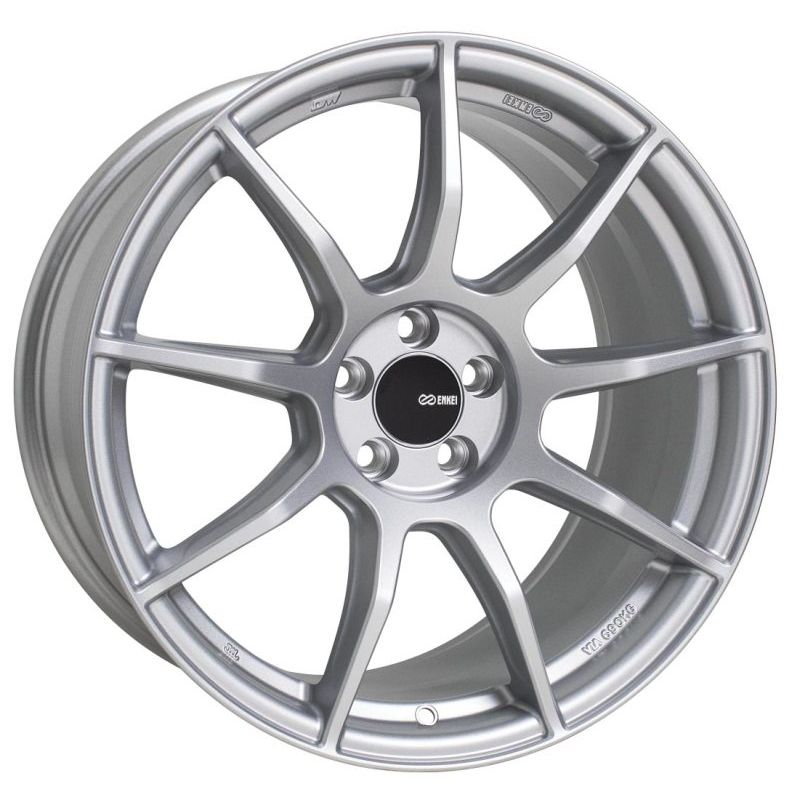 Enkei TS9 17x8 5x114.3 45mm Offset 72.6mm Bore Silver Paint