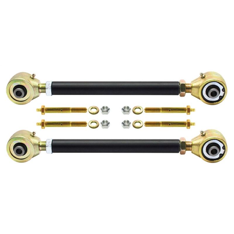 RockJock TJ/LJ Johnny Joint Adjustable Control Arms Rear Upper Double Adjustable Greasable Pair