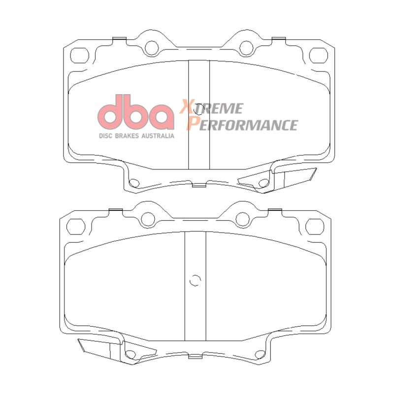 DBA 91-96 Toyota Land Cruiser XP650 Front Brake Pads