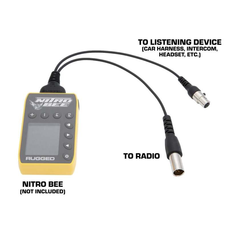 Rugged Radios CS-NITRO-ADPT-2 Nitro Bee Xtreme to 5-pin Car Harness or Headset - Adapter