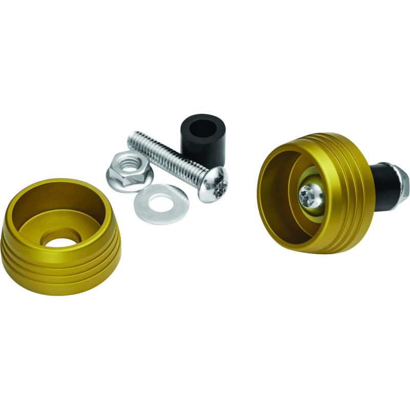 Kuryakyn 3801 Lodestar Axle Sliders Gold
