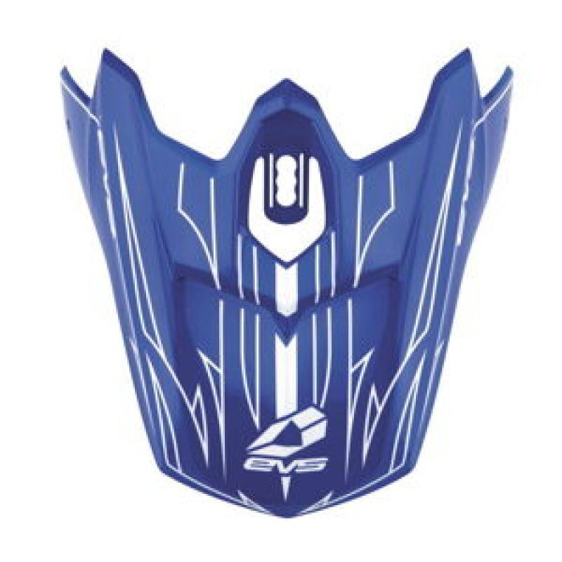 EVS H16T3P-VSBUW T3 Pinner Visor - Blue/White