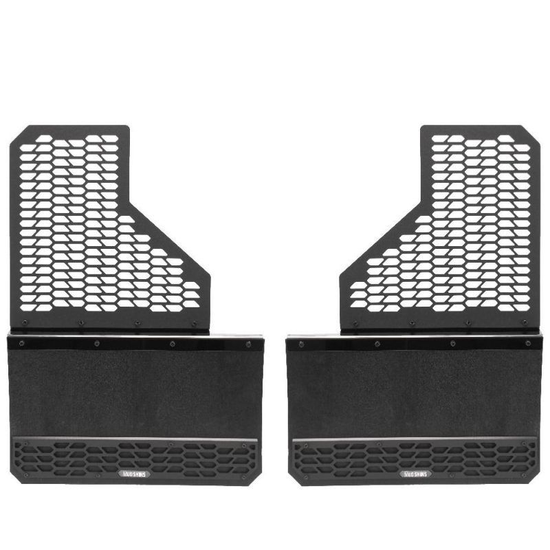 Putco 78255 11-16 Ford SuperDuty Dually - (Fits Rear) - Set of 2 Mud Skins - HDPE w/ Hex Shield