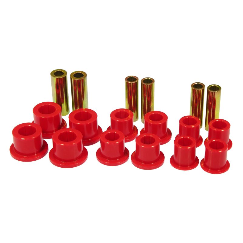 Prothane 6-1025 99-04 Ford F250/350 SD 2/4wd Front Leaf Spring Bushings - Red