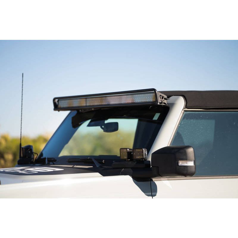 DV8 Offroad 21-22 Ford Bronco 52-Inch Straight LED Light Bar Mount