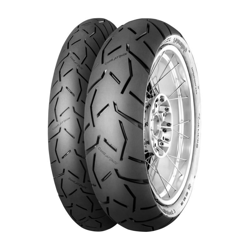 Continental Tire 02445370000 Continental ContiTrailAttack 3 - 120/70 ZR 17 M/C (58W) TL Front