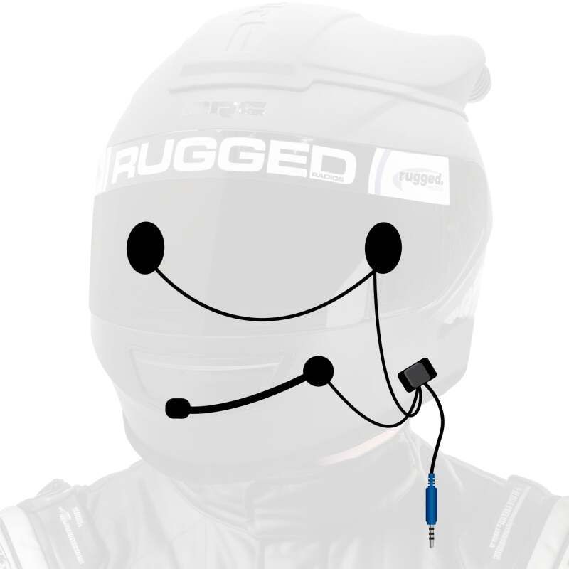 Rugged Radios HK-SPORT SUPER SPORT Wired Helmet Kit with Alpha Audio Speakers & Mic