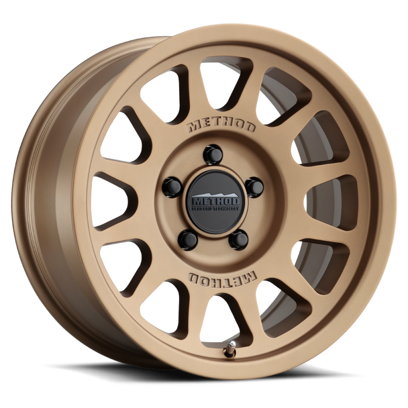 Method Wheels MR70377553950 Method MR703 17x7.5 +50mm Offset 5x130 78.1mm CB Method Bronze Wheel